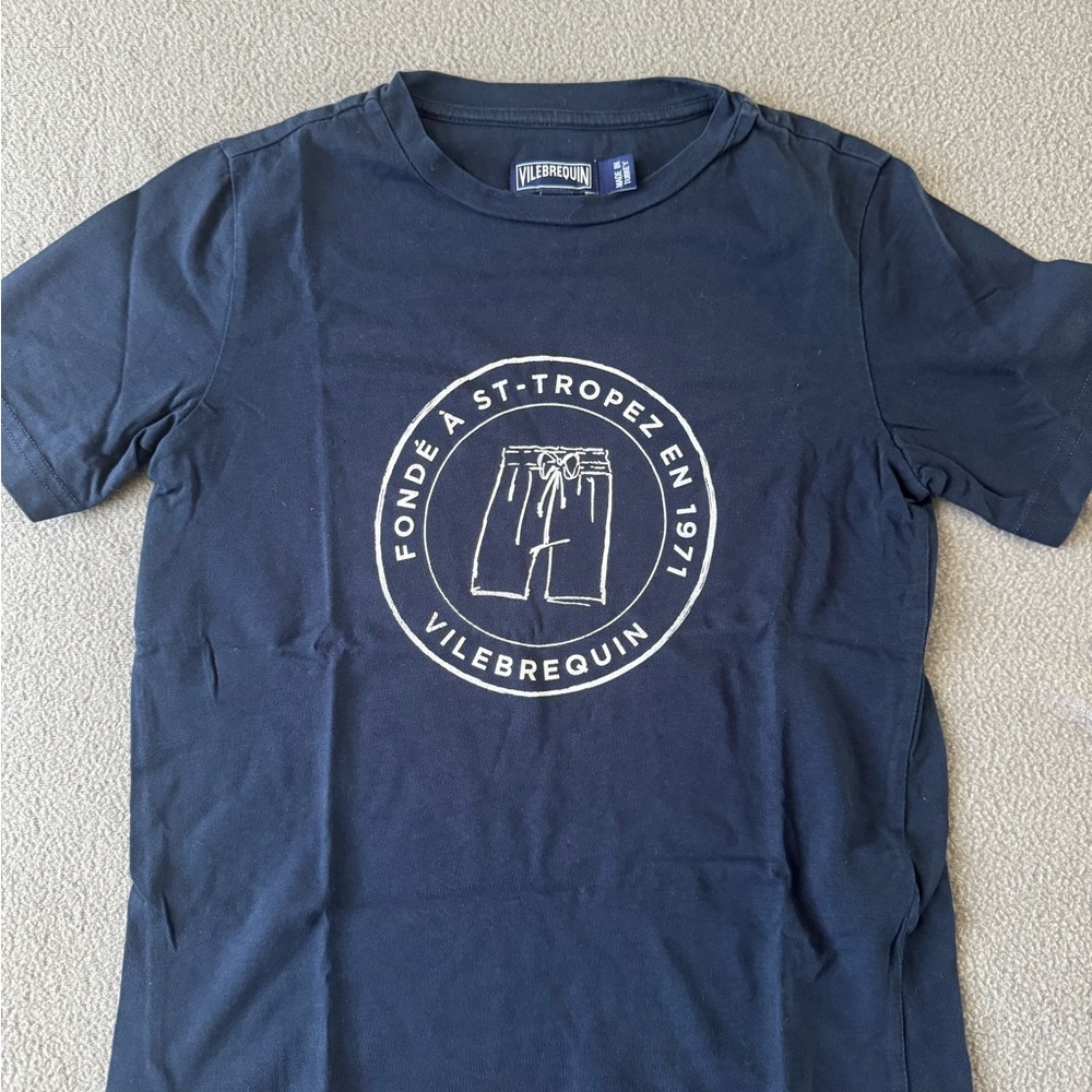 Vilebrequin Navy Kids T-Shirt Size 6 Boys St Tropez